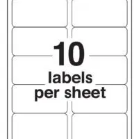 10-up Shipping Labels Avery