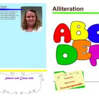 12-Page Alphabet Book Front and Back