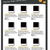 14-Page Black and Orange Catalogue Gallery