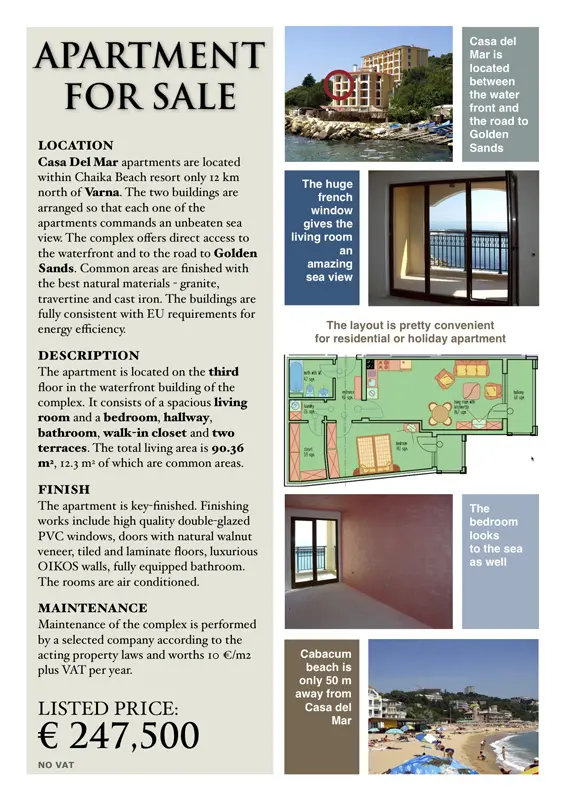2-Part Real Estate Flyer