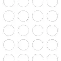 20-Up Blank Round Labels (Avery 8293)