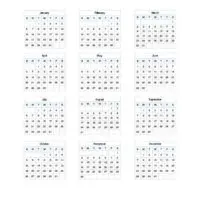 2008 Single-Page Calendar