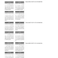 2009 Yearly Calendar with 3 Photos