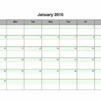 2010 Landscape Monthly Calendar with Green Accents 2010 Landscape Monthly Calendar with Green Accents