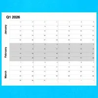 2026 Horizontal Quarterly Calendar Template for Pages 2026 Landscape Quarterly Calendar Pages-1-Website