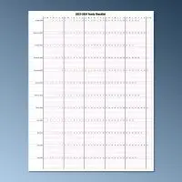 2023-24 Yearly Checklist Calendar