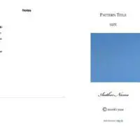 4-Page Crochet Pattern Booklet Cover