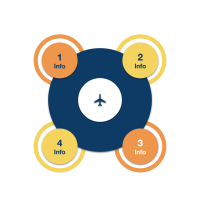 4 Step Circle Graph Keynote Template
