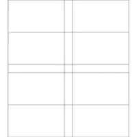 4-Up Blank Tent Cards (Avery 5302)