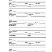 Alphabetized Address Book Alphabetized Address Book