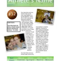 Athlete Showcase Flyer