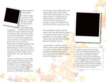 Autumn Leaves Trifold Brochure Three Columns