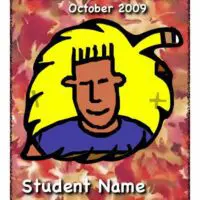 Autumn Student of the Month Certificate