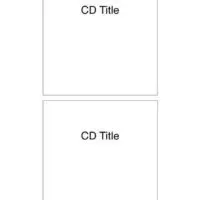 Basic 2-up CD Case Cover