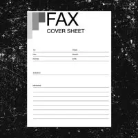 Basic Helvetica Fax Coversheet Template for Pages Basic Helvetica Fax Coversheet template for Pages