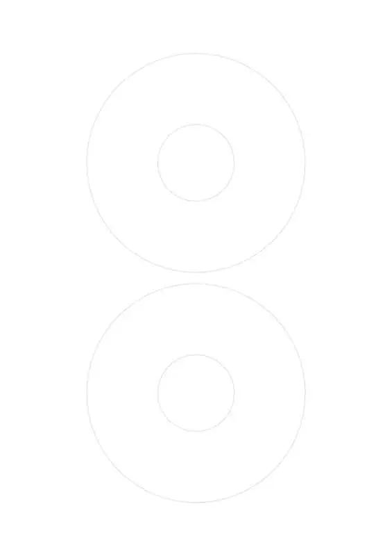 Blank CD Label