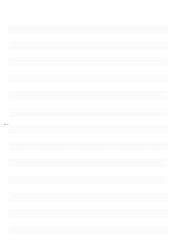 Blank Musical Composition Paper