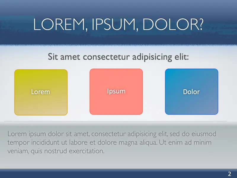 Blue Business Keynote Theme