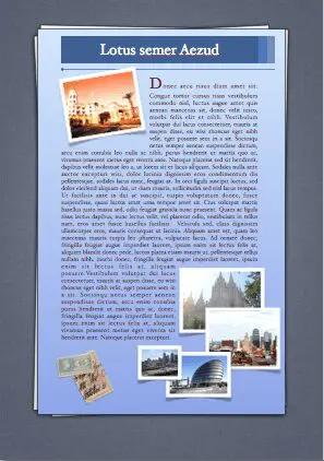 Blue Portrait Poster