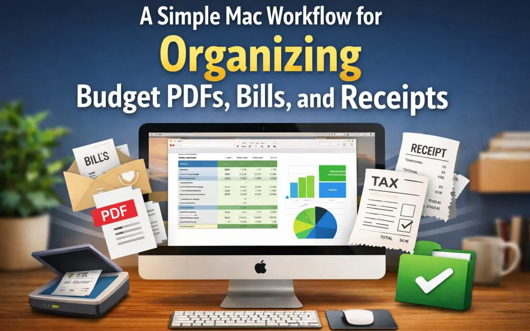 A Simple Mac Workflow for Organizing Budget PDFs, Bills, and Receipts