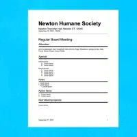 Clean Meeting Minutes Pages Templates