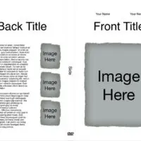 DVD Case Insert with Image Placeholders