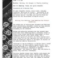 Daily Personal Journal with Typewriter Edging Daily Personal Journal with Typewriter Edging Page One