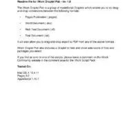 Drag and Drop iWork Conversion Droplet Pack Drag and Drop iWork Conversion Droplet Pack