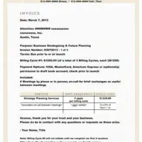 Elegant Invoice with Tan Border Elegant Invoice with Tan Border