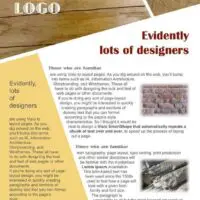 Geometric Woodgrain Poster Geometric Woodgrain Poster