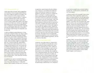 Green Daisy Trifold Brochure Text