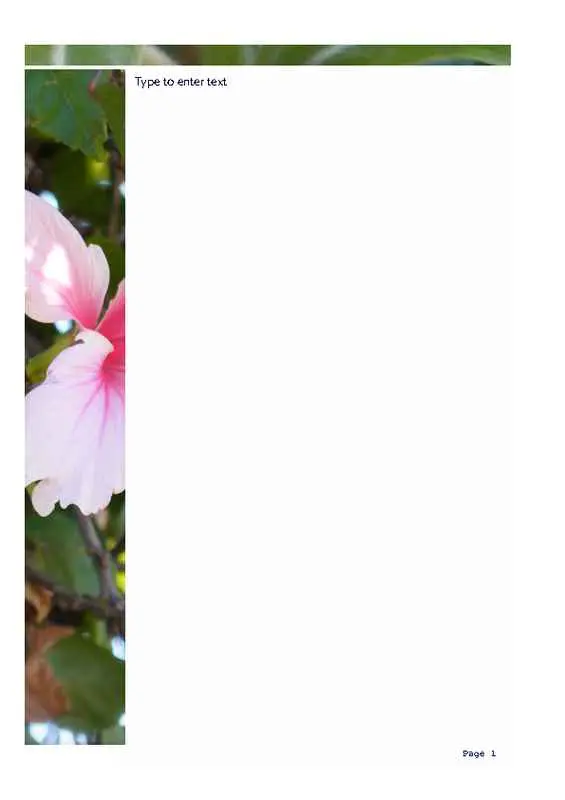 Hibiscus Photo Stationery