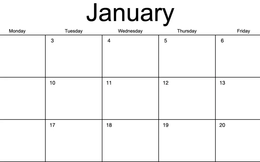 Landscape Standard 2023 Monthly Calendar Sunday Start US Letter Template