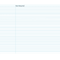 Lined Cornell Notes in Landscape Lined Cornell Notes in Landscape