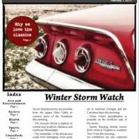 Local Newsletter with Index and Feature Story
