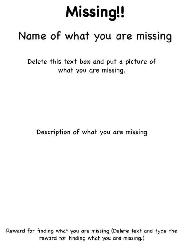 Lost and Found Poster