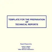 Modern Technical Report Cover Page