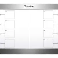 Monochromatic Timeline with Notes