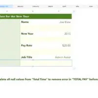 Monthly Wages Timesheet For One Year Monthly Wages Calendar Overview