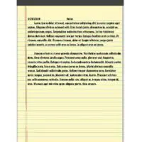 Notepad Background Notes