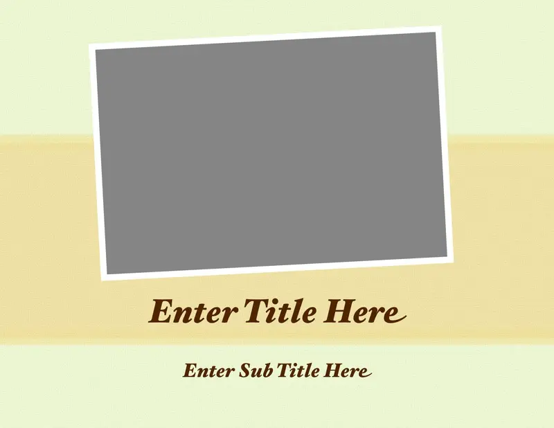 Photo Album Pages Cover