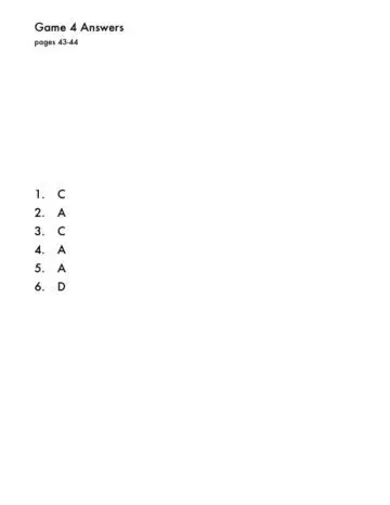 Practice LSAT Logic Games Answers