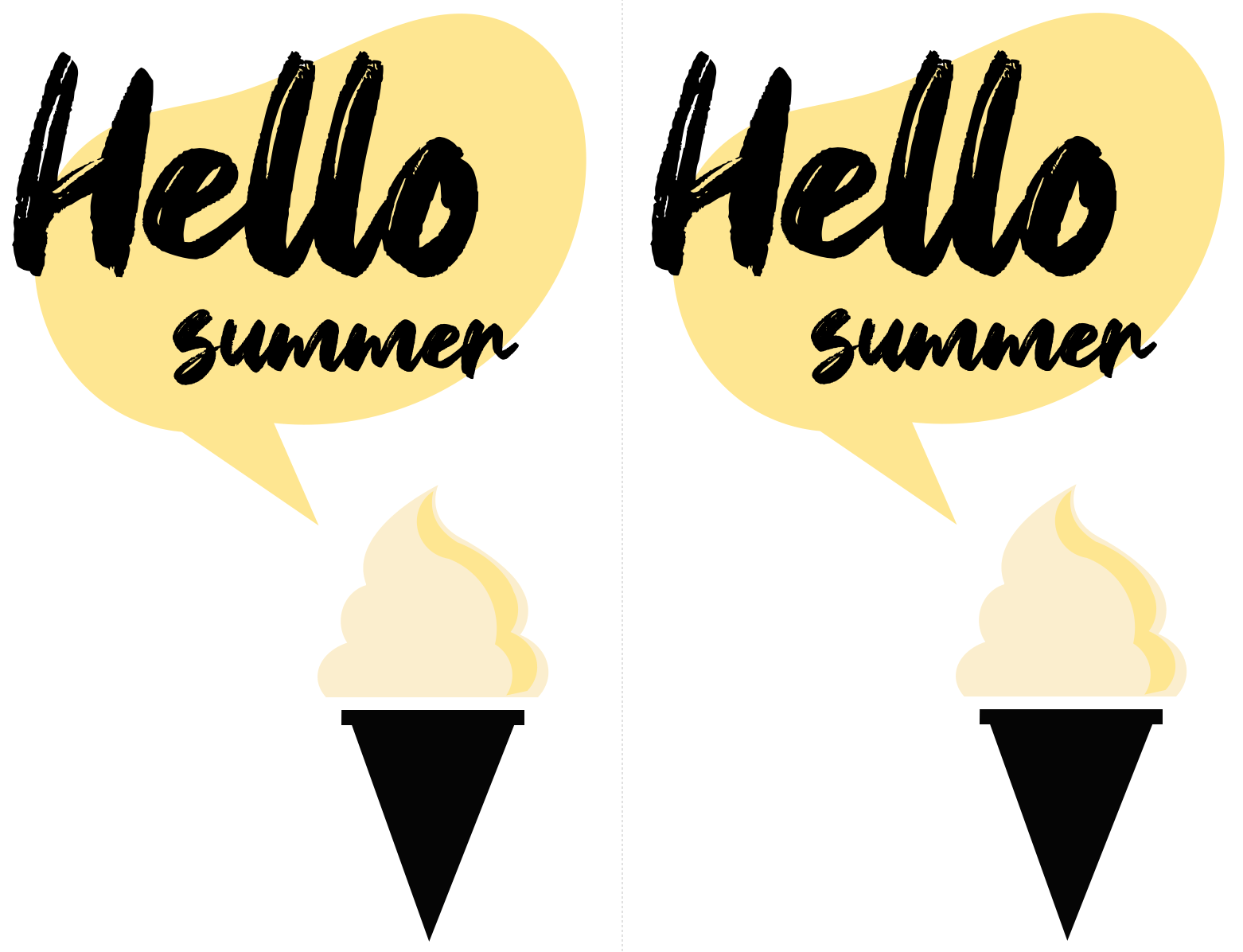 Hey October Vertical Postcard Template for Pages