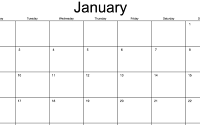 Standard Landscape 2023 Monthly Calendar Monday Start Black