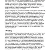 Simple Sermon Text Outline Simple Sermon Text Outline Page One