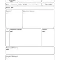 Single-Page Lesson Plan Outline (Portuguese)