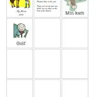 Square Binder Labels (A4)