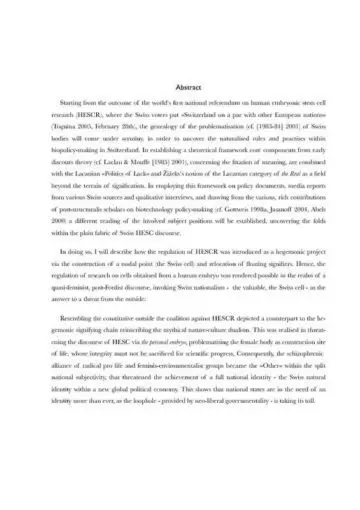 Text-Based Thesis Paper with Cover Abstract