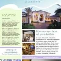 Travel Poster with Tri-Color Accents Travel Poster with Tri-Color Accents