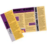 Tri-Color Trifold Brochure Tri-Color Trifold Brochure